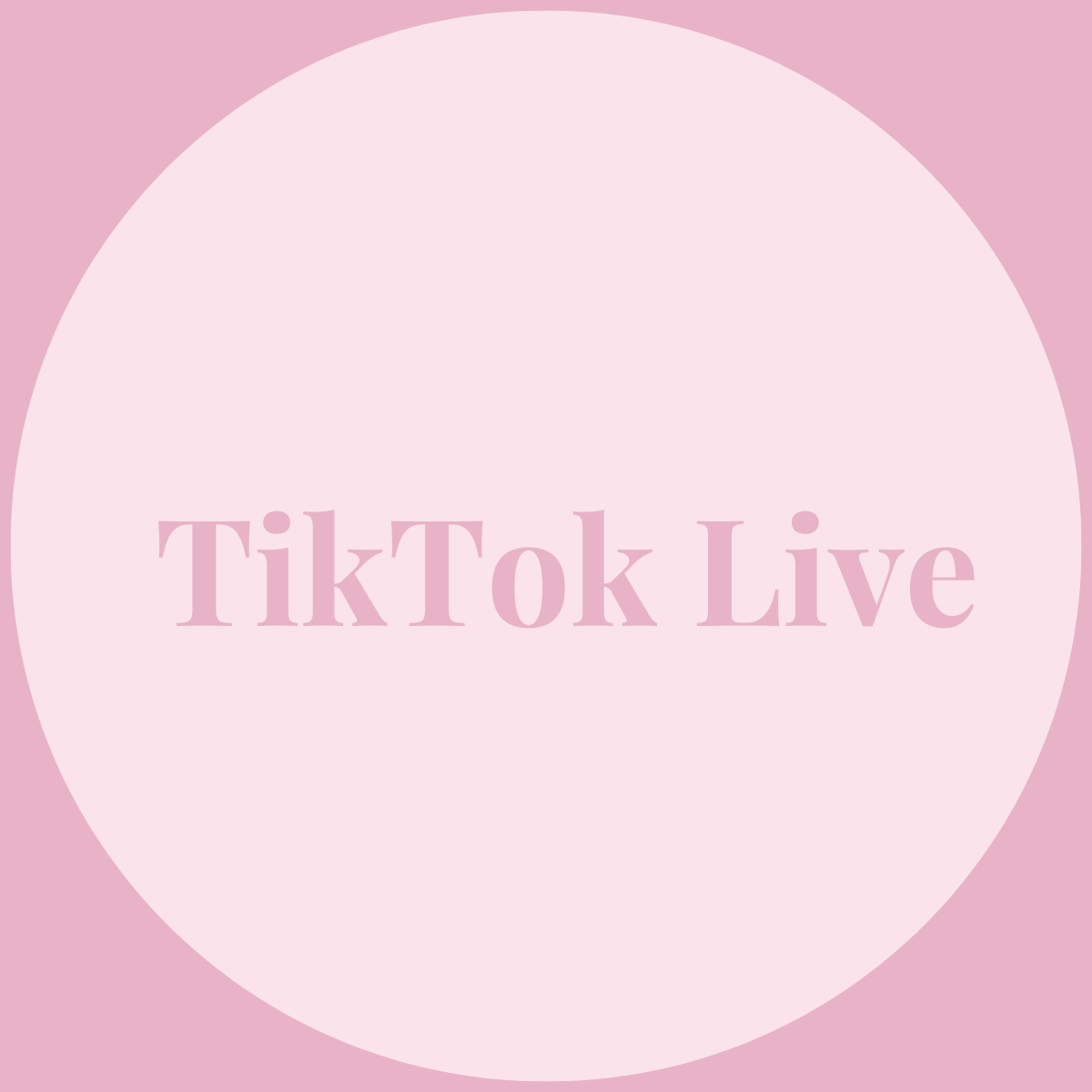 Tik Tok live