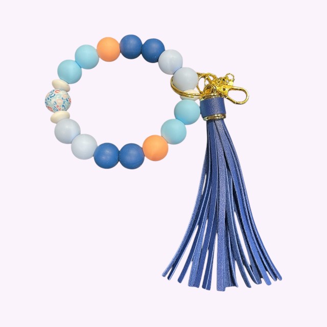 Wristlet met siliconen kralen